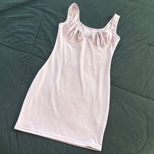 Fashion Nova Light Pink Mini Dress